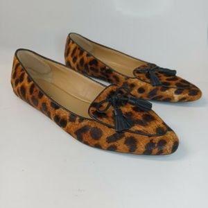 Talbots Classic Leopard Francesca Bow 7M